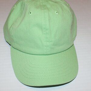 Lime Green Baseball Cap O/S 54 cm 100% Cotton Hat NWT from Falari Headwear